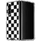 Black and White Checkered Galaxy Z Fold4 5G Clear Case